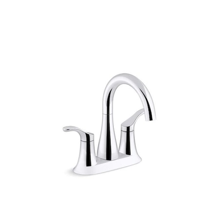 Kohler Simplice Centerset Lav Faucet, 0.5 Gpm 27388-4N-CP